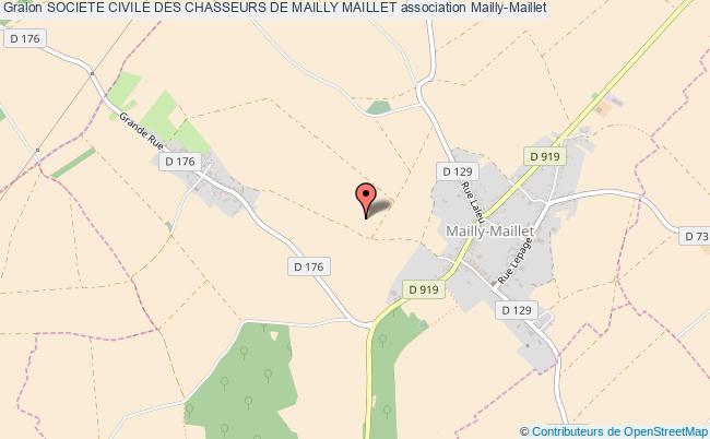 plan association Societe Civile Des Chasseurs De Mailly Maillet Mailly-Maillet