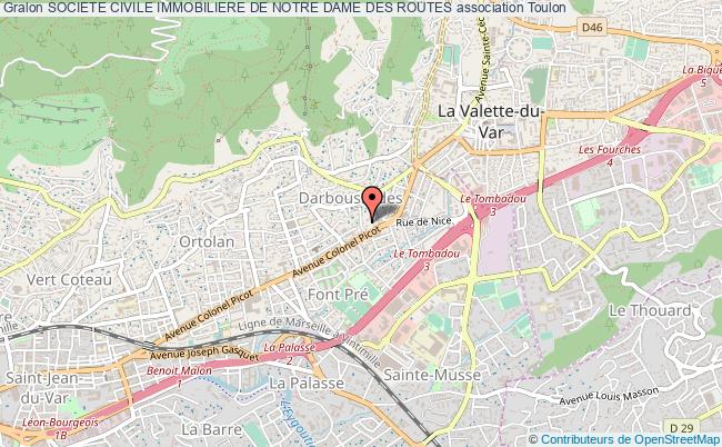 plan association Societe Civile Immobiliere De Notre Dame Des Routes Toulon