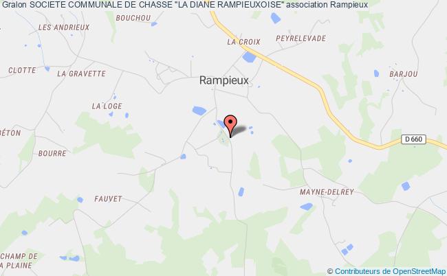 plan association Societe Communale De Chasse "la Diane Rampieuxoise" Rampieux