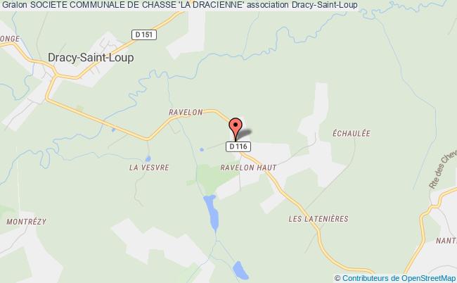 plan association Societe Communale De Chasse 'la Dracienne' Dracy-Saint-Loup