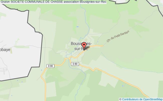 plan association Societe Communale De Chasse Bousignies-sur-Roc