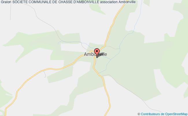 plan association Societe Communale De Chasse D'ambonville Ambonville
