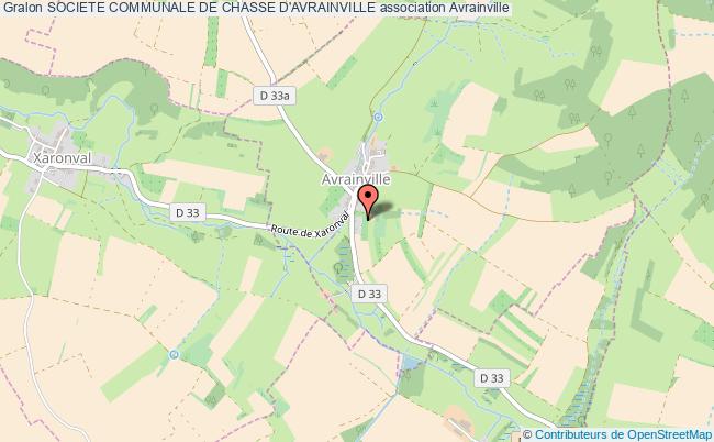 plan association Societe Communale De Chasse D'avrainville Avrainville