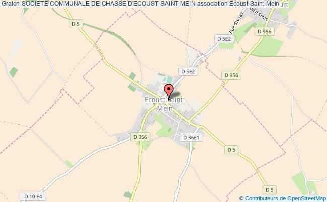 plan association Societe Communale De Chasse D'ecoust-saint-mein Écoust-Saint-Mein