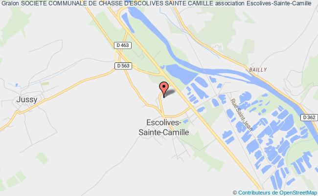 plan association Societe Communale De Chasse D'escolives Sainte Camille Escolives-Sainte-Camille