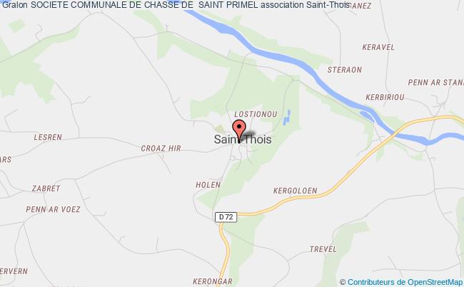 plan association Societe Communale De Chasse De  Saint Primel Saint-Thois