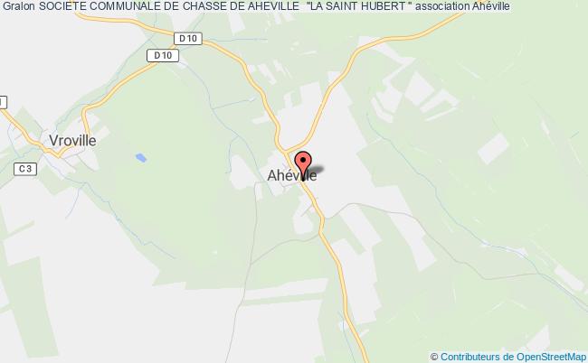 plan association Societe Communale De Chasse De Aheville  "la Saint Hubert " Ahéville