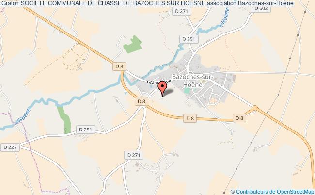 plan association Societe Communale De Chasse De Bazoches Sur Hoesne Bazoches-sur-Hoëne
