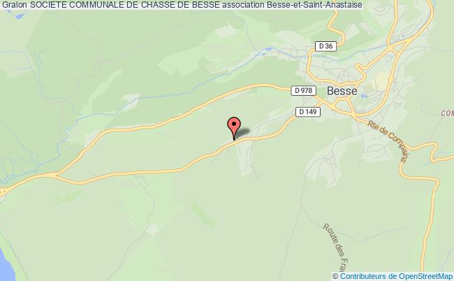 plan association Societe Communale De Chasse De Besse Besse-et-Saint-Anastaise