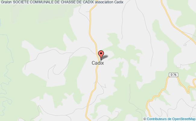 plan association Societe Communale De Chasse De Cadix Cadix