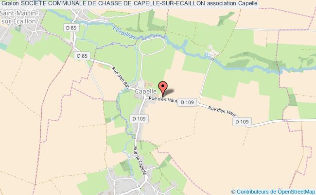 plan association Societe Communale De Chasse De Capelle-sur-ecaillon Capelle