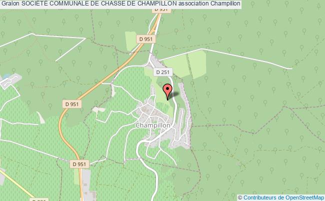 plan association SociÉtÉ Communale De Chasse De Champillon Champillon