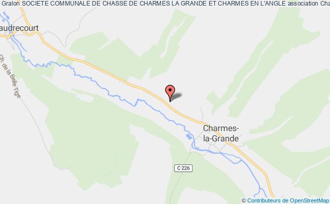 plan association Societe Communale De Chasse De Charmes La Grande Et Charmes En L'angle Charmes-la-Grande