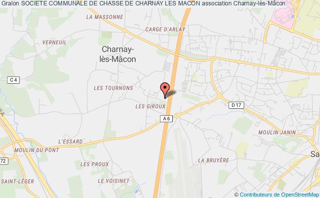 plan association Societe Communale De Chasse De Charnay Les Macon Charnay-lès-Mâcon