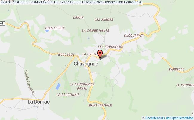 plan association Societe Communale De Chasse De Chavagnac Chavagnac