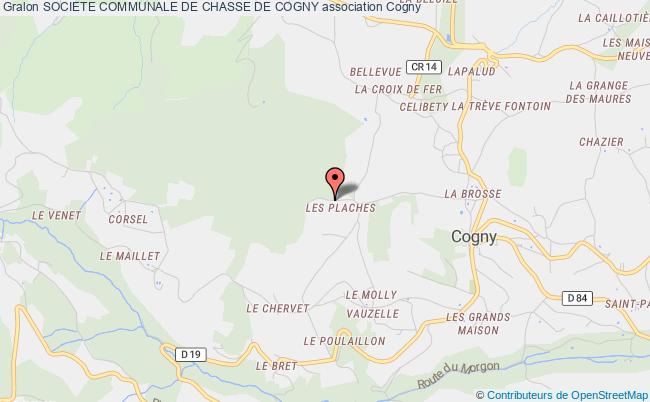 plan association Societe Communale De Chasse De Cogny Cogny