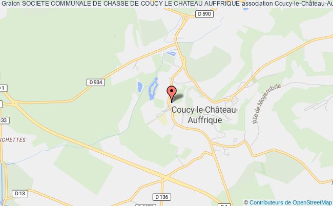 plan association Societe Communale De Chasse De Coucy Le Chateau Auffrique Coucy-le-Château-Auffrique