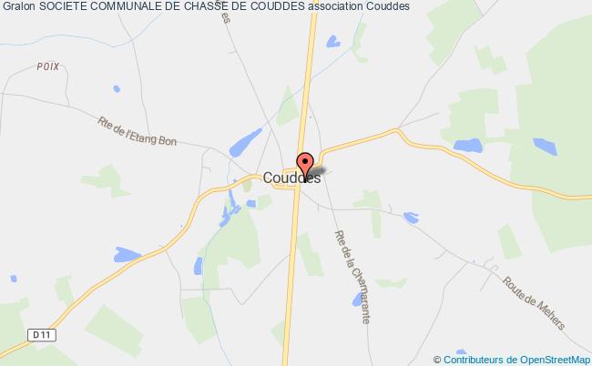 plan association Societe Communale De Chasse De Couddes Couddes