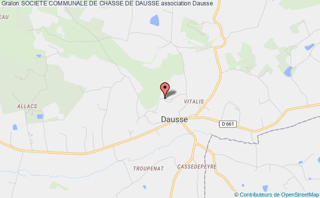 plan association Societe Communale De Chasse De Dausse Dausse