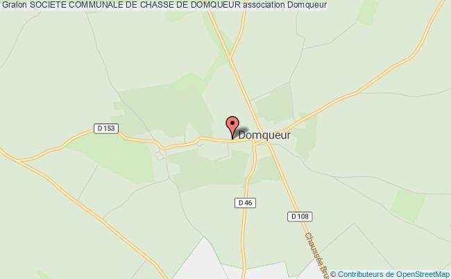 plan association Societe Communale De Chasse De Domqueur Domqueur