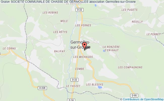 plan association Societe Communale De Chasse De Germolles Germolles-sur-Grosne