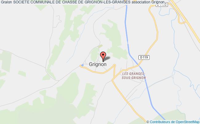 plan association Societe Communale De Chasse De Grignon-les-granges Grignon