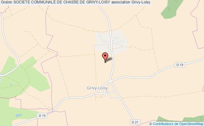 plan association Societe Communale De Chasse De Grivy-loisy Grivy-Loisy