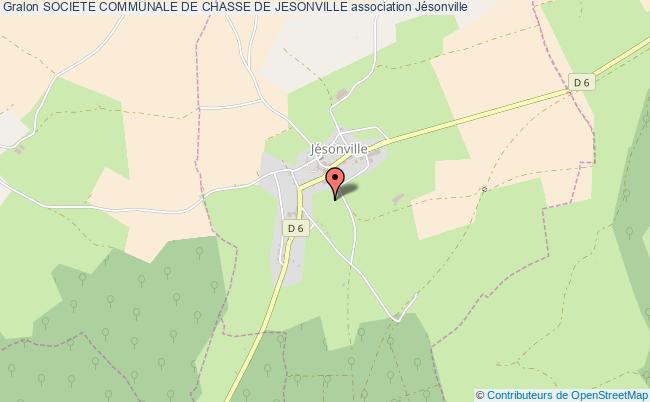 plan association Societe Communale De Chasse De Jesonville Jésonville
