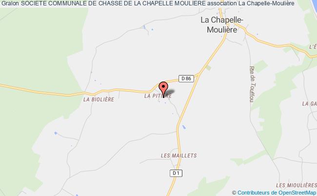 plan association Societe Communale De Chasse De La Chapelle Mouliere La Chapelle-Moulière