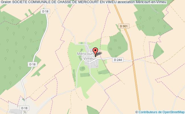plan association Societe Communale De Chasse De Mericourt En Vimeu Méricourt-en-Vimeu