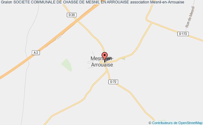 plan association Societe Communale De Chasse De Mesnil En Arrouaise Mesnil-en-Arrouaise
