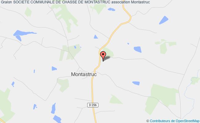 plan association Societe Communale De Chasse De Montastruc Montastruc