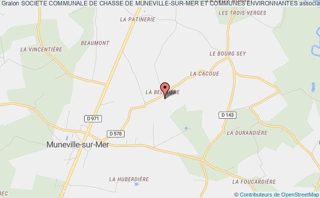 plan association Societe Communale De Chasse De Muneville-sur-mer Et Communes Environnantes Muneville-sur-Mer