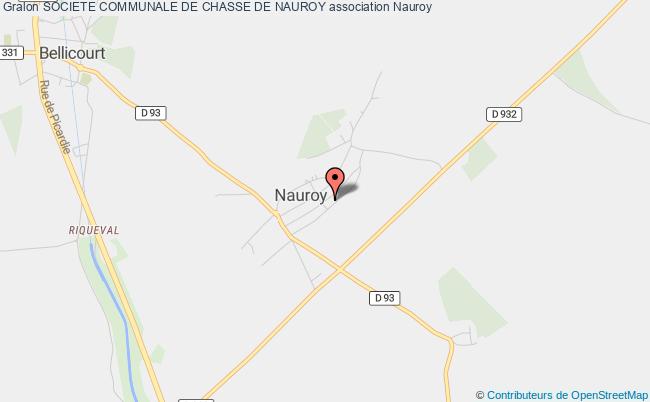 plan association Societe Communale De Chasse De Nauroy Nauroy