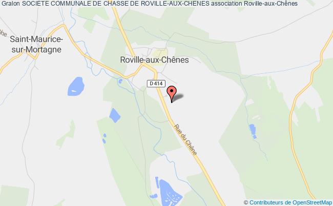 plan association Societe Communale De Chasse De Roville-aux-chenes Roville-aux-Chênes