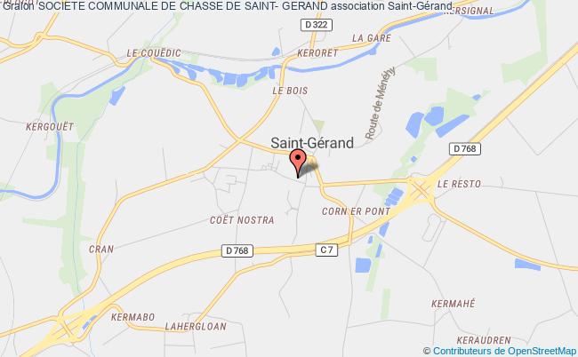 plan association Societe Communale De Chasse De Saint- Gerand Saint-Gérand
