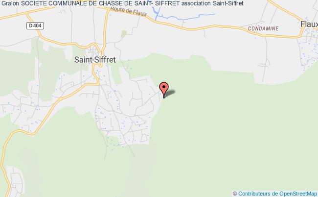 plan association Societe Communale De Chasse De Saint- Siffret Saint-Siffret