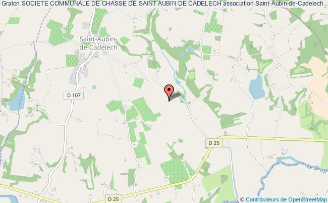 plan association Societe Communale De Chasse De Saint Aubin De Cadelech Saint-Aubin-de-Cadelech