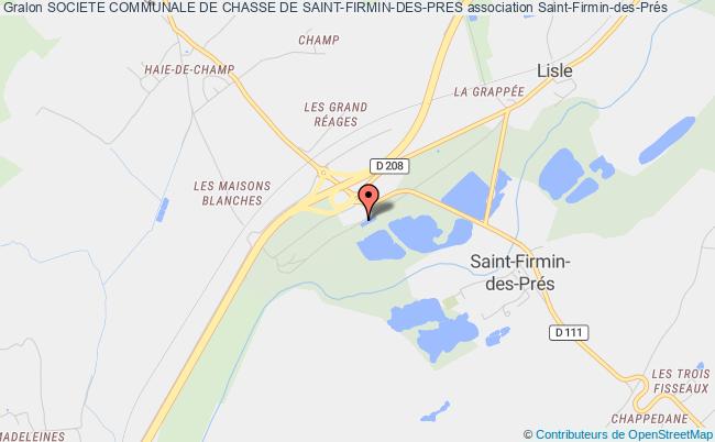 plan association Societe Communale De Chasse De Saint-firmin-des-pres Saint-Firmin-des-Prés
