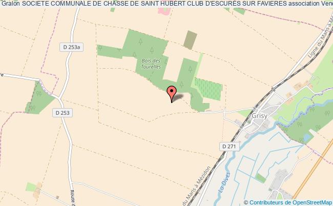 plan association Societe Communale De Chasse De Saint Hubert Club D'escures Sur Favieres Vendeuvre