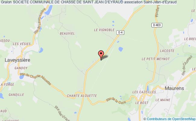 plan association Societe Communale De Chasse De Saint Jean D'eyraud Saint-Jean-d'Eyraud