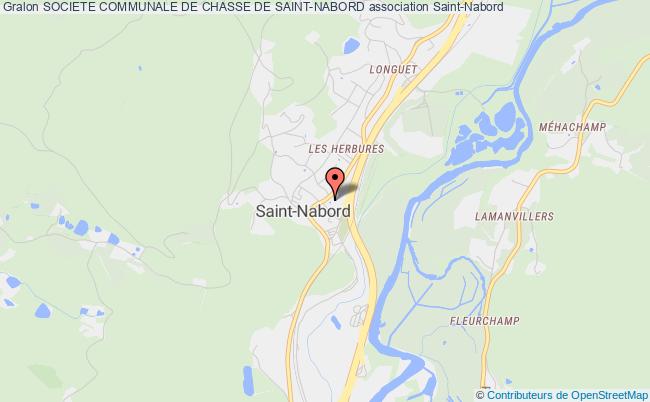 plan association Societe Communale De Chasse De Saint-nabord Saint-Nabord