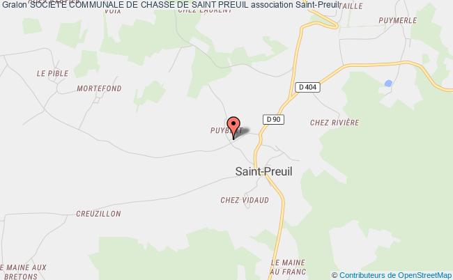 plan association Societe Communale De Chasse De Saint Preuil Saint-Preuil