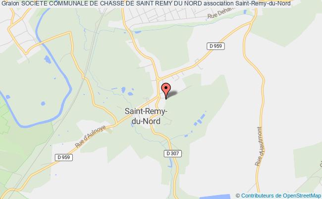 plan association Societe Communale De Chasse De Saint Remy Du Nord Saint-Remy-du-Nord