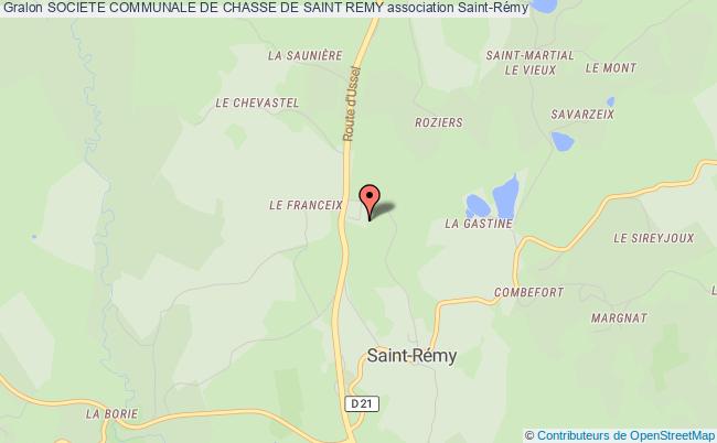 plan association Societe Communale De Chasse De Saint Remy Saint-Rémy