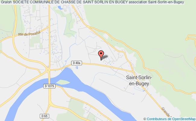 plan association Societe Communale De Chasse De Saint Sorlin En Bugey Saint-Sorlin-en-Bugey