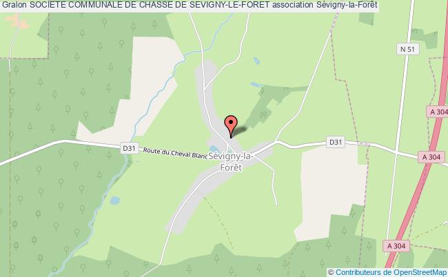 plan association Societe Communale De Chasse De Sevigny-le-foret Sévigny-la-Forêt
