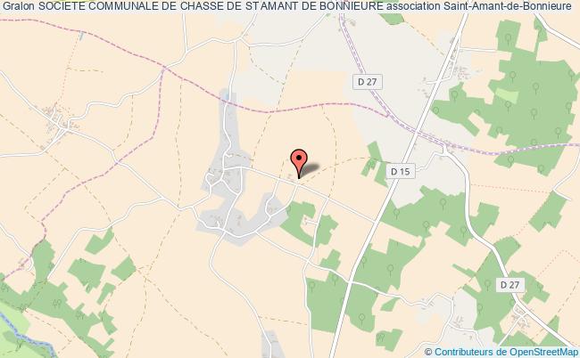 plan association Societe Communale De Chasse De St Amant De Bonnieure Saint-Amant-de-Bonnieure