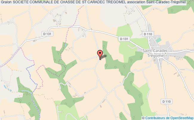 plan association Societe Communale De Chasse De St Caradec Tregomel Saint-Caradec-Trégomel