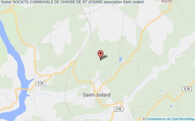 plan association Societe Communale De Chasse De St Jodard Saint-Jodard